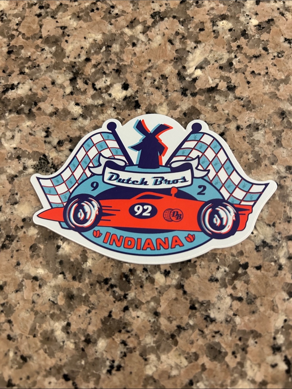 Dutch Bros Indiana State Sticker